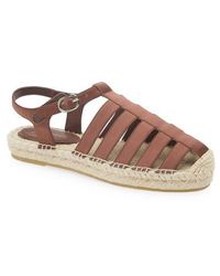 Jeffrey Campbell - Tan Lines Espadrille Fisherman Sandal - Lyst