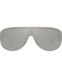 Versace - 148Mm Shield Sunglasses - Lyst