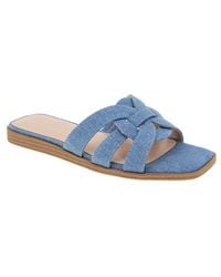 BCBGeneration - Meltem Square Toe Slide Sandal - Lyst