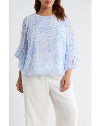 Kasper - Ruffle Sleeve Top - Lyst