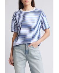 Rag & Bone - Stripe Boyfriend T-shirt - Lyst