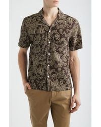 Madewell - Short Sleeve Lyocell & Linen Button-Up Shirt - Lyst