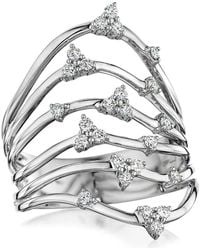 Hueb - Luminus Stacked Diamond Ring - Lyst