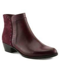 Spring Step - Annelise Leather Bootie - Lyst