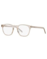 Saint Laurent - 49Mm Round Optical Glasses - Lyst
