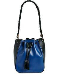 Strathberry - X Collagerie Bolo Colorblock Leather Bucket Bag - Lyst