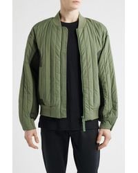 Rains - Koya Vision Quilted Bomber Jacket - Lyst