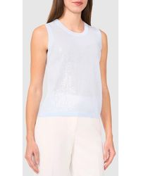Halogen® - Sequin Detail Sleeveless Sweater - Lyst