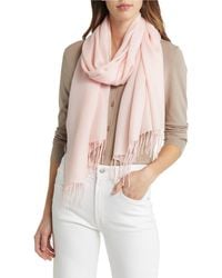Nordstrom - Tissue Weight Wool & Cashmere Scarf - Lyst