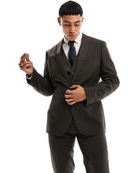 ASOS - Slim Fit Pinstripe Suit Jacket - Lyst