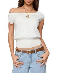 Edikted - Michaela One-Shoulder Top - Lyst