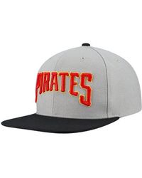 Mitchell & Ness - Pittsburgh Pirates Cooperstown Collection Basic Flip Snapback Hat - Lyst