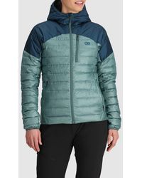 Outdoor Research - Helium 800 Fill Power Down Hooded Jacket - Lyst