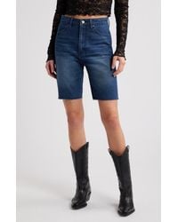 PTCL - Petra High Waist Cutoff Denim Shorts - Lyst