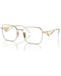 Prada - 55Mm Irregular Optical Glasses - Lyst