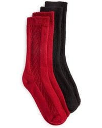 Hue - Assorted 2-Pack Seed Stitch Boot Socks - Lyst