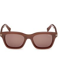 ZEGNA - 54Mm Rectangular Sunglasses - Lyst