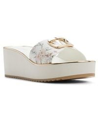ALDO - Menhaden Platform Wedge Slide Sandal - Lyst