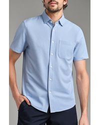 Rhone - Commuter Seersucker Short Sleeve Button-Up Shirt - Lyst