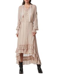allsaints liza asa dress