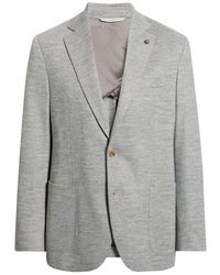 Jack Victor - Hampton Textured Wool Blend Mélange Comfortwear Sport Coat - Lyst