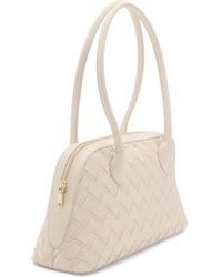 Mango - Braided Faux Leather Bowling Bag - Lyst