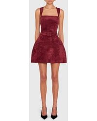 Amanda Uprichard - Bethany Sleeveless Faux Suede Skort - Lyst