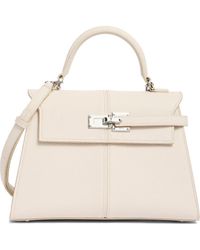 JW PEI - Large Elise Faux Leather Top Handle Bag - Lyst