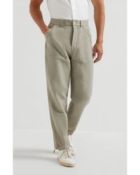 Brunello Cucinelli - Drill Trousers - Lyst