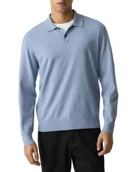 Theory - Goris Long Sleeve Polo - Lyst