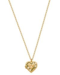 Fable England - Jasmine Heart Locket Necklace - Lyst