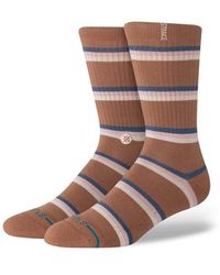 Stance - Strata Stripe Crew Socks - Lyst