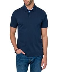 Brooklyn Brigade - Slim Fit Solid Short Sleeve Polo - Lyst