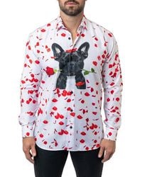 Maceoo - Fibonacci Guiltylove Cotton Button-Up Shirt - Lyst