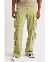 Honor The Gift - Wide Leg Cotton Twill Cargo Pants - Lyst