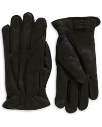 UGG - 3 Point Leather Gloves - Lyst