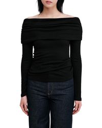 MARCELLA - Bennett Off The Shoulder Knit Top - Lyst