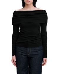 MARCELLA - Bennett Off The Shoulder Knit Top - Lyst