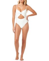 L*Space - Kyslee Twisted Cutout One-piece Swimsuit - Lyst