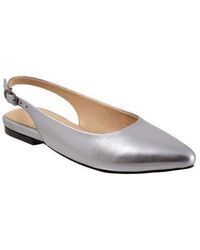 Trotters - Evelyn Pointed Toe Slingback Flat - Lyst