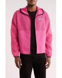 Pleasures - System Plaid Hooded Jacket - Lyst
