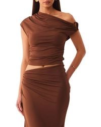 SNDY'S - Amabel One-Shoulder Top - Lyst