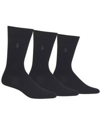 Polo Ralph Lauren - Assorted 3-Pack Supersoft Socks - Lyst