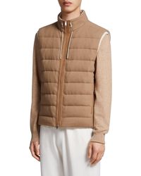 Zegna - Oasi Elements Channel Quilted Cashmere Down Jacket - Lyst