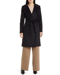 Fleurette - Casey Belted Cashmere Wrap Coat - Lyst