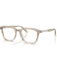Brunello Cucinelli - 53Mm Rectangle Optical Glasses - Lyst