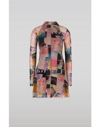 Saemdi - Collage Mesh Dress - Lyst
