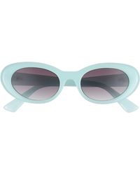 BP. - 50mm Gradient Oval Sunglasses - Lyst