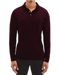 Robert Barakett - Georgia Long Sleeve Polo - Lyst