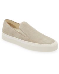 Common Projects - Suede Slip-on Sneaker - Lyst
